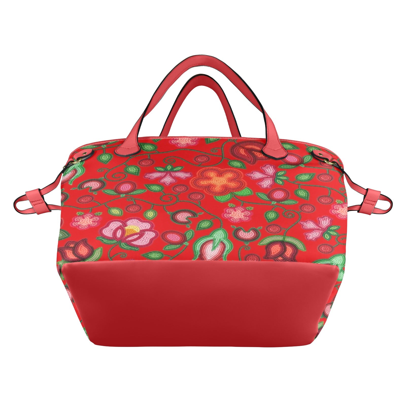 Rose Reverie Red Clover Canvas Tote Bag