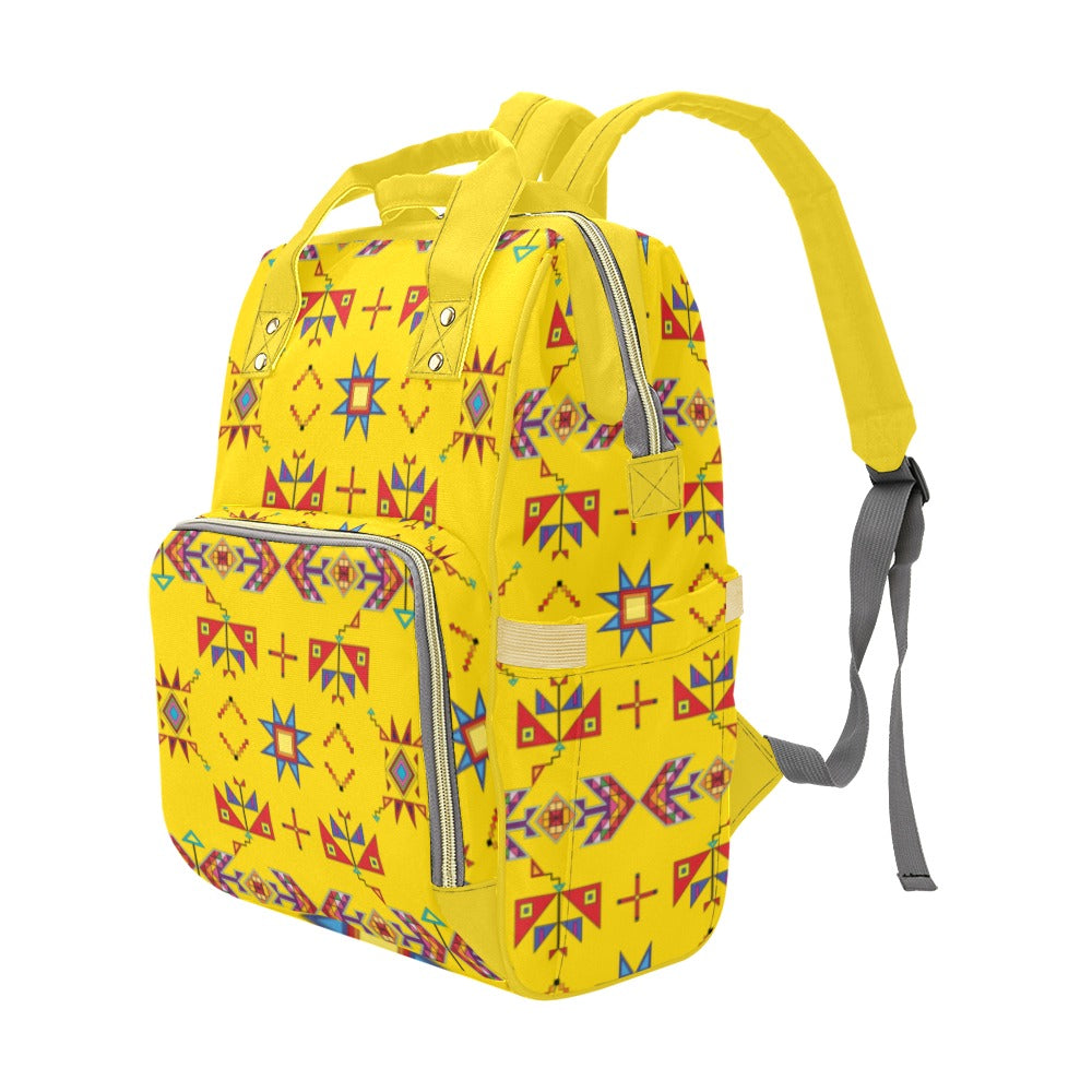 Scattered Generations Maize Multi-Function Diaper Backpack/Diaper Bag