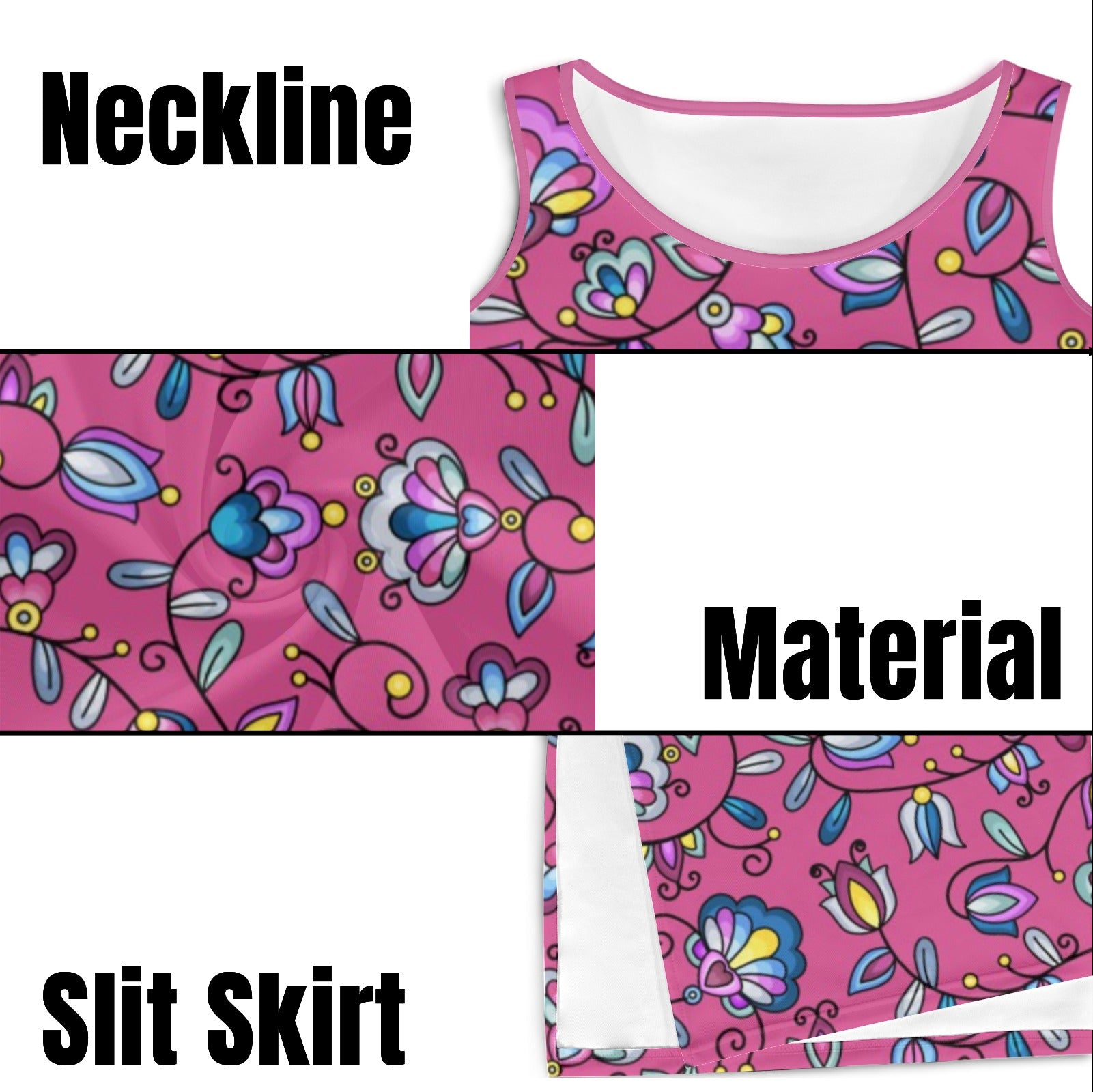 Autumn Bundle Blessing Pink Phaedra Sleeveless Open Fork Long Dress