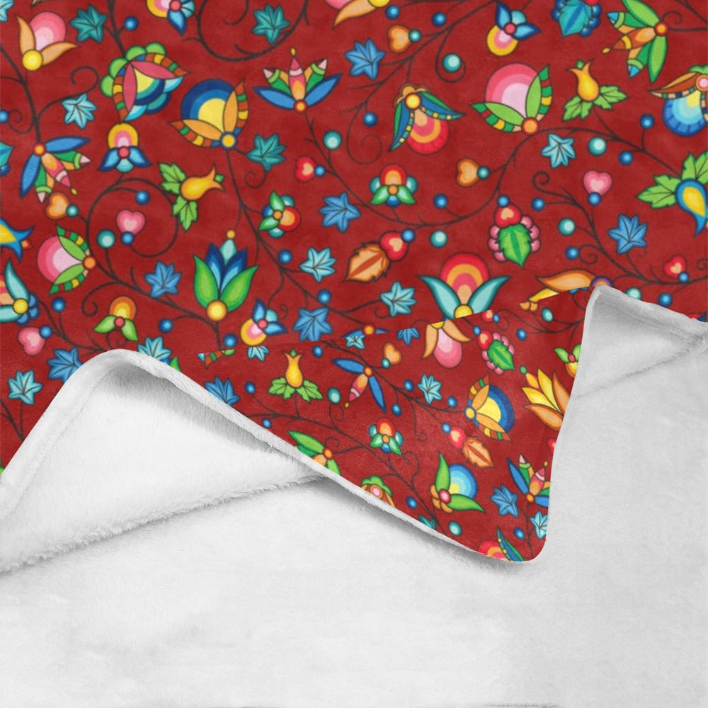 Prairie Plains Spirit Red Ultra-Soft Micro Fleece Blanket 60"x80"