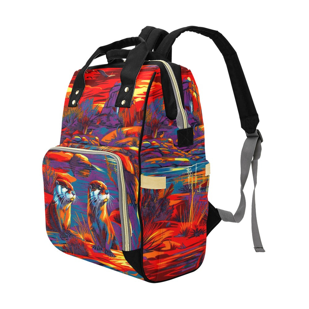 Silly Otters Multi-Function Diaper Backpack/Diaper Bag