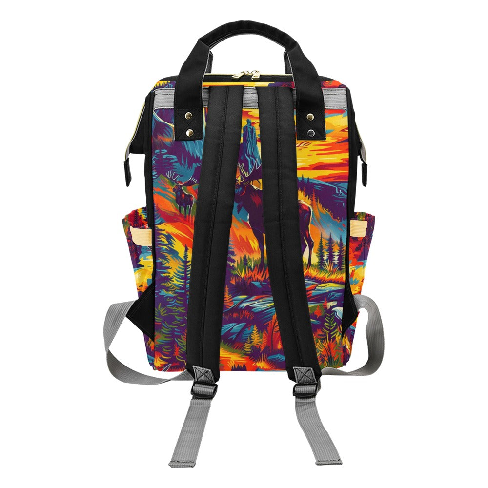 Mighty Moose Multi-Function Diaper Backpack/Diaper Bag