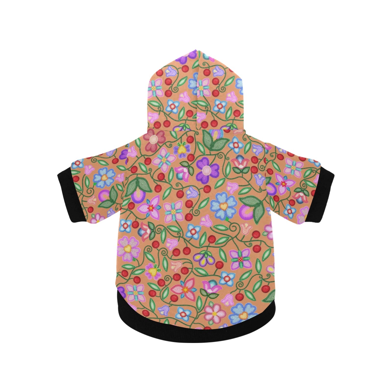 Petal Harmony Terracotta Pet Dog Hoodie