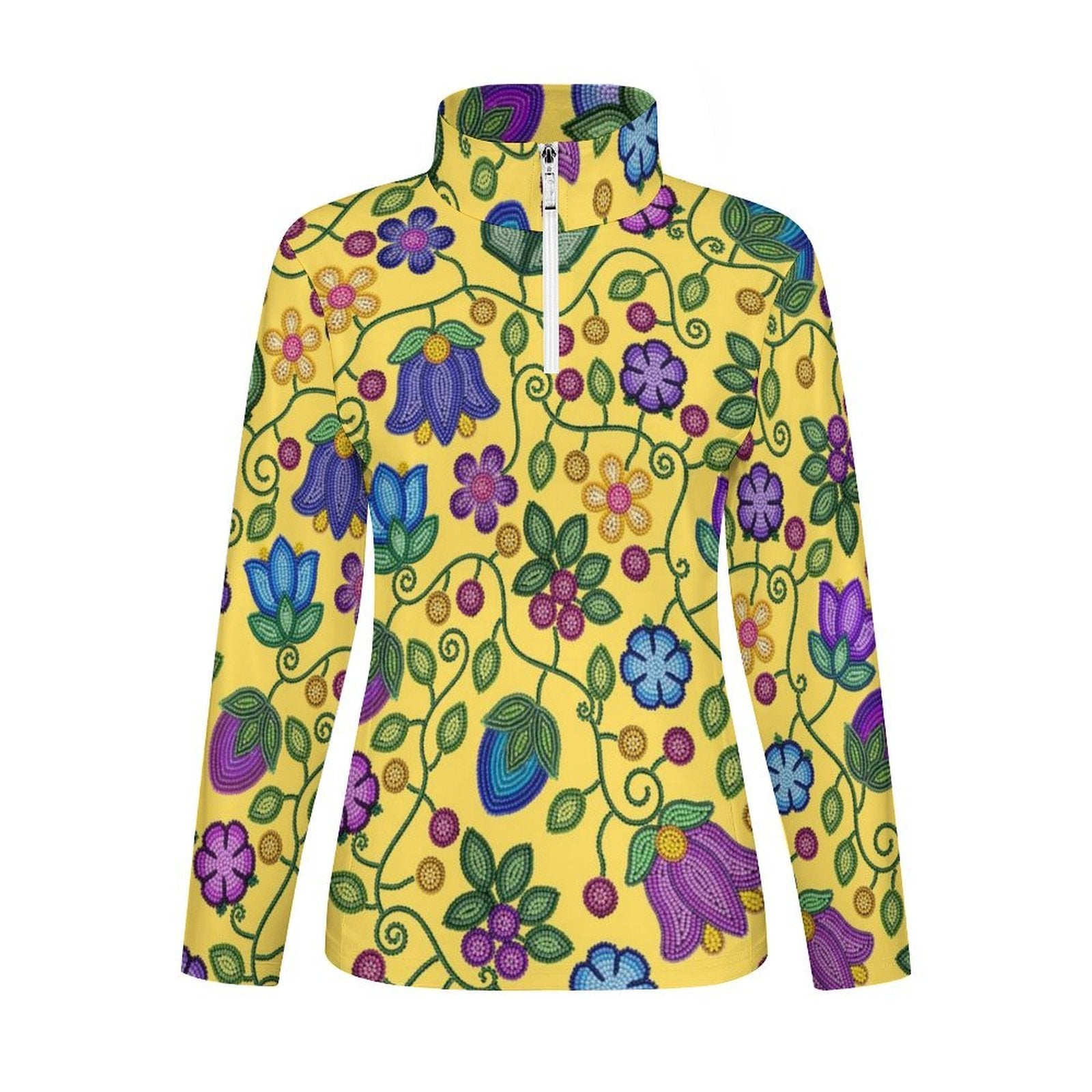 Bloom Uplift Yellow Long Sleeve Yoga Shirt