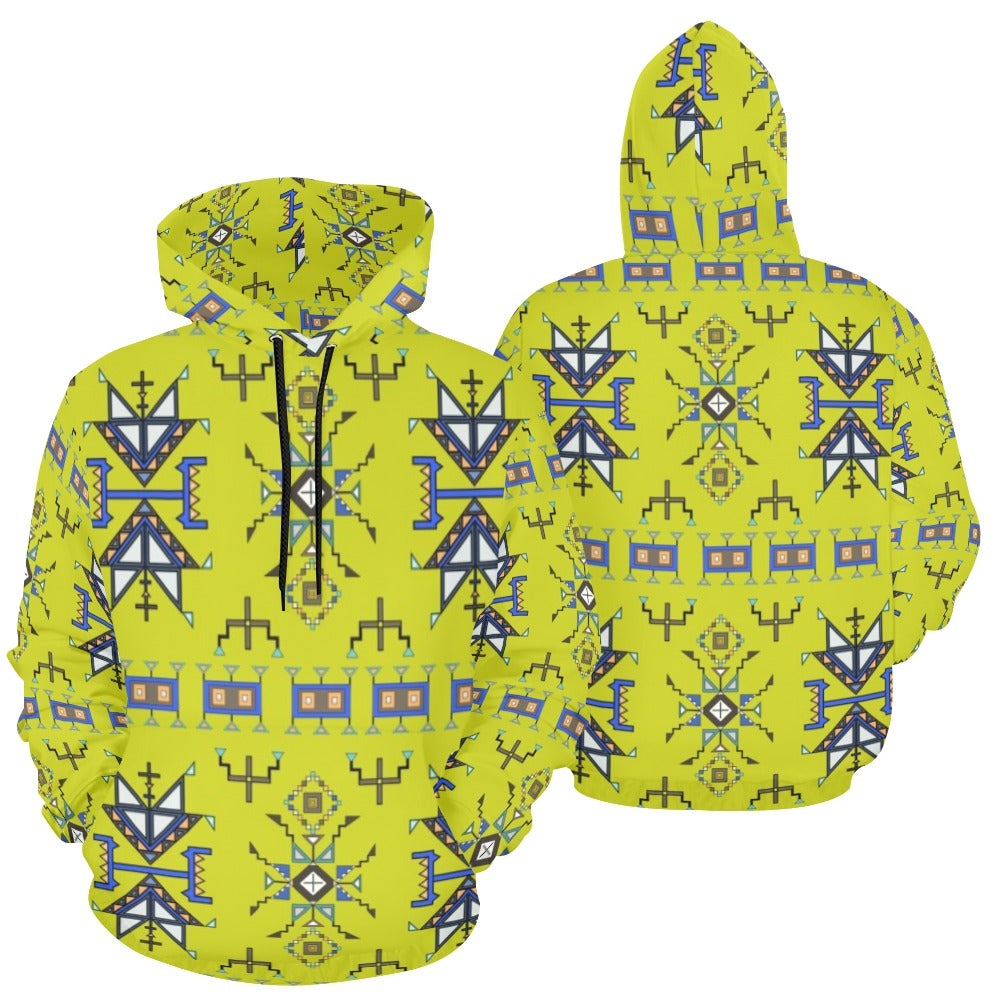 Eagle Strike Lime Hoodie for Men (USA Size)