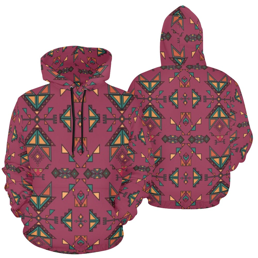 Arrow Dawn Maroon Hoodie for Men (USA Size)