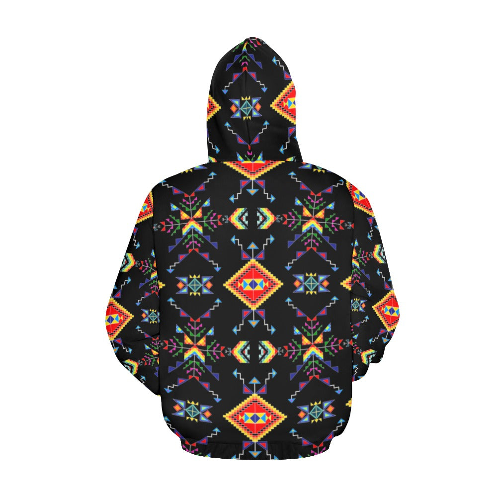 Buffalo Jump Black Hoodie for Women (USA Size)