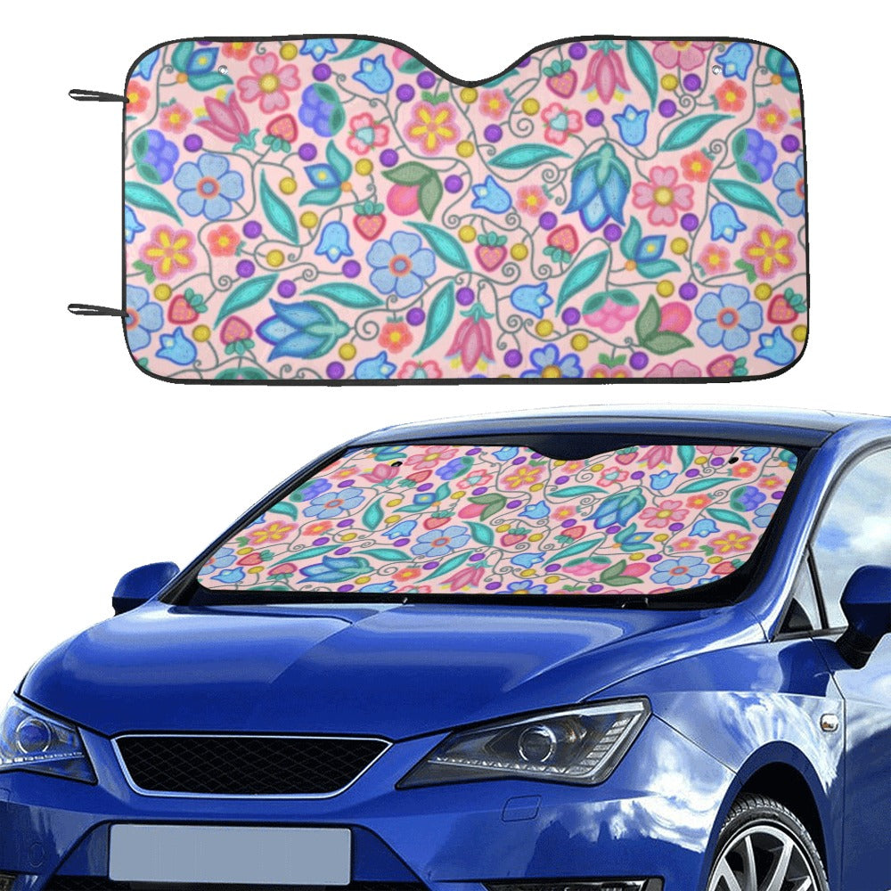 Sweet Offering Pink Car Sun Shade 55"x30"