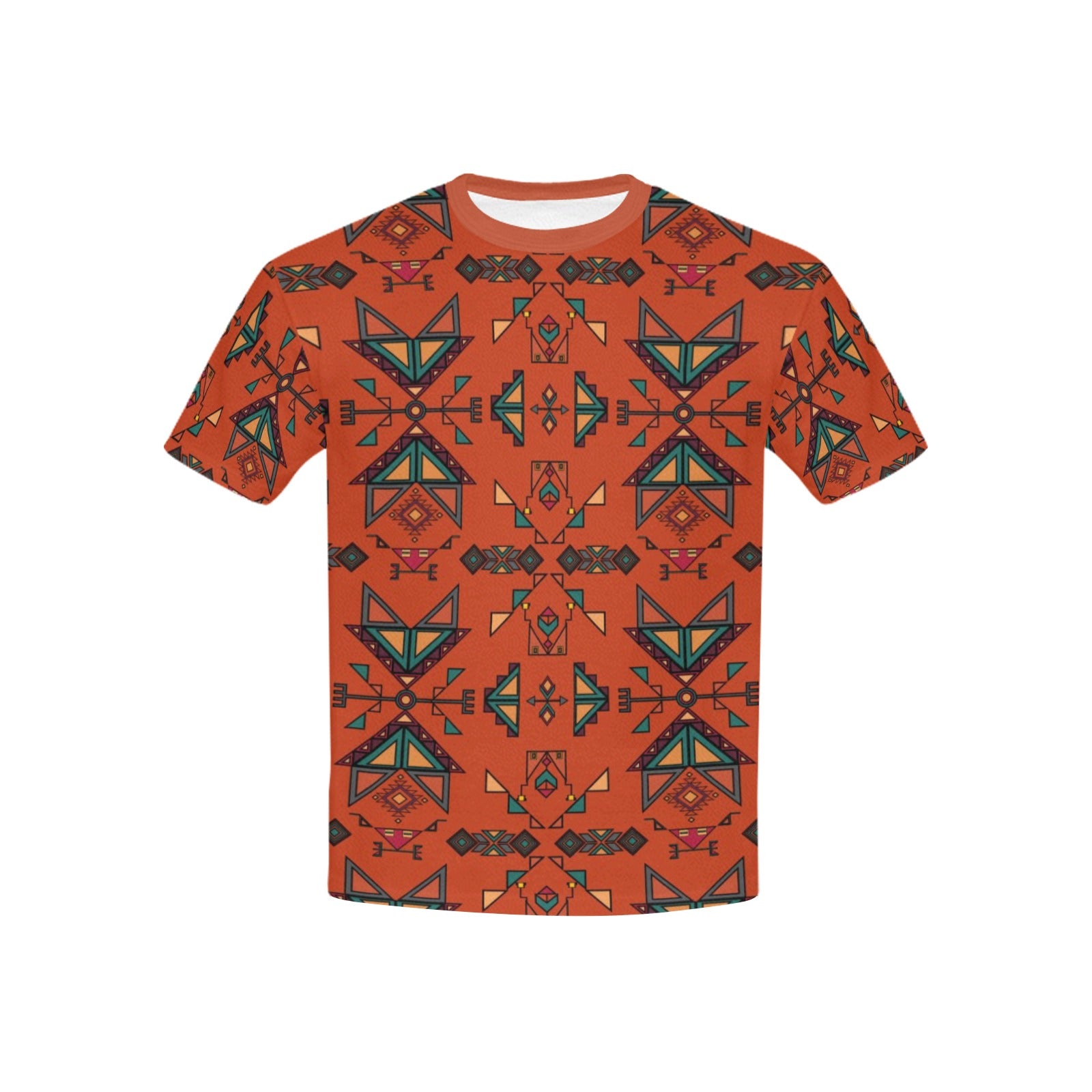 Arrow dawn Fabric Orange Kids' T-shirt (USA Size)