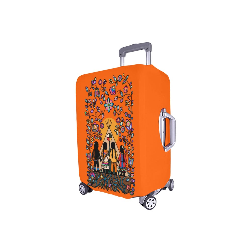 Rooted in Culture Luggage Cover/Small 18"-21"