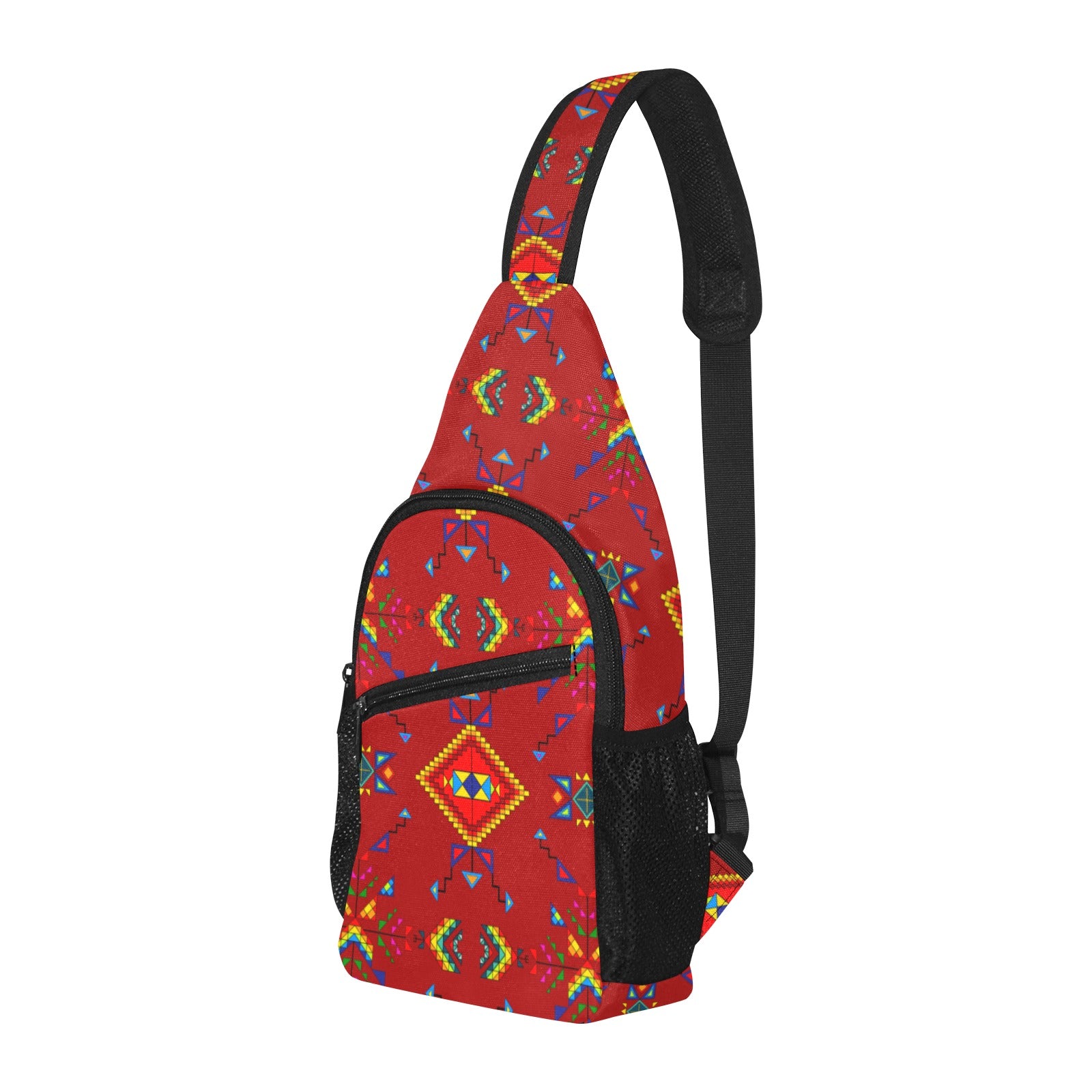 Buffalo Jump Red Chest Bag
