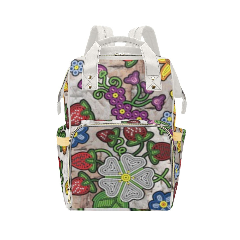 Berry Pop Br Bark Multi-Function Diaper Backpack/Diaper Bag