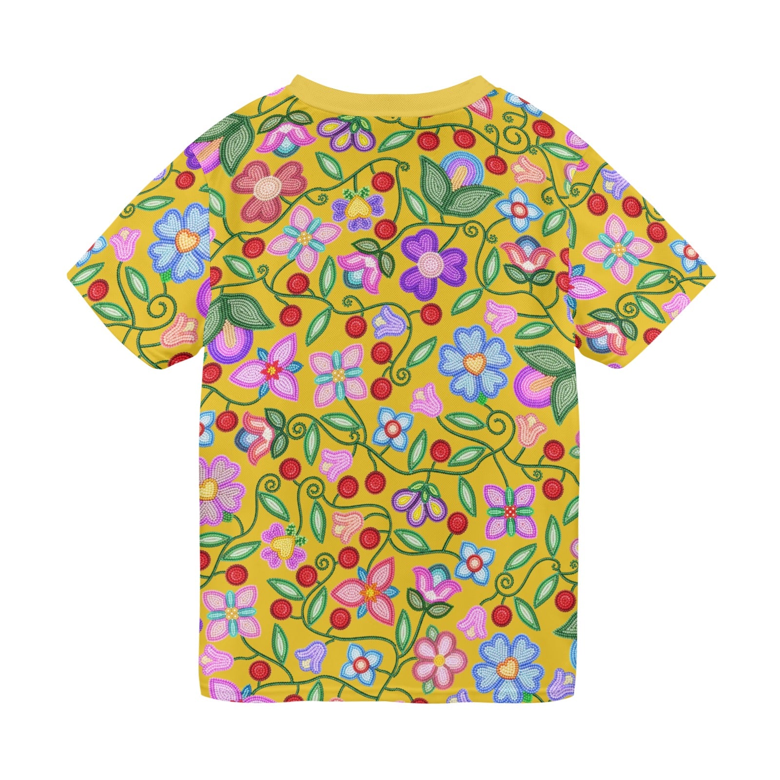 Petal Harmony Ochre T-shirt for Men
