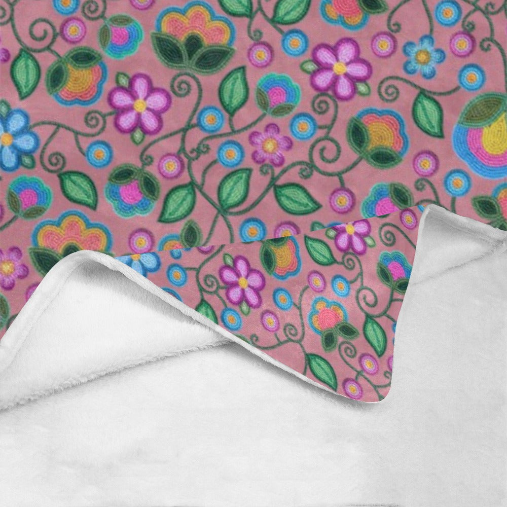 Turquoise Sunbeam Peach Ultra-Soft Micro Fleece Blanket 60"x80"