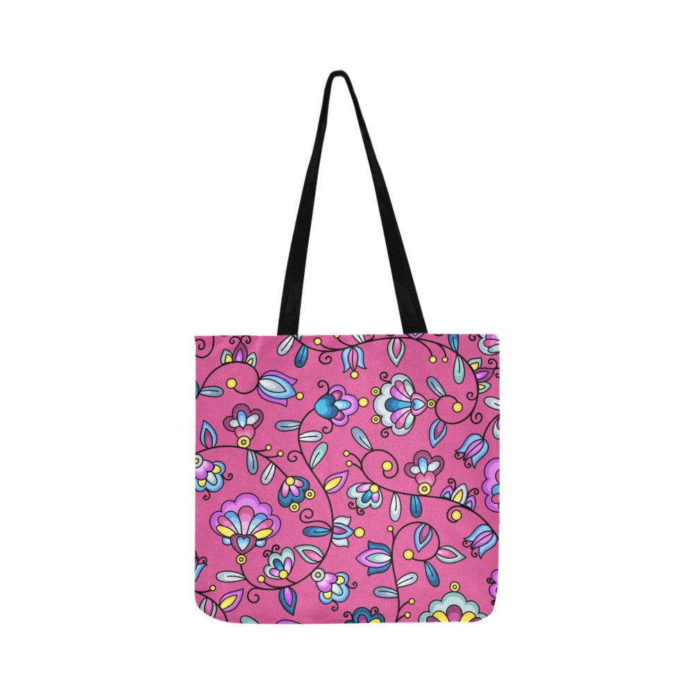 Autumn Bundle Blessing Pink Reusable Shopping Bag (Two sides)