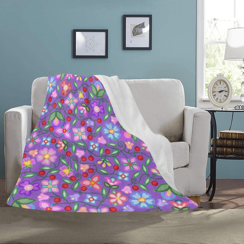 Petal Harmony Lavender Ultra-Soft Micro Fleece Blanket 50"x60"