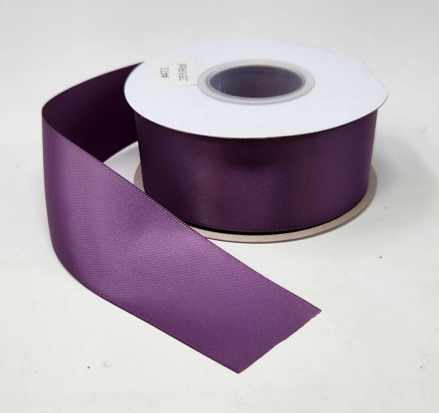 Amethyst - Double Face 1.5 inch Solid Colored Ribbon