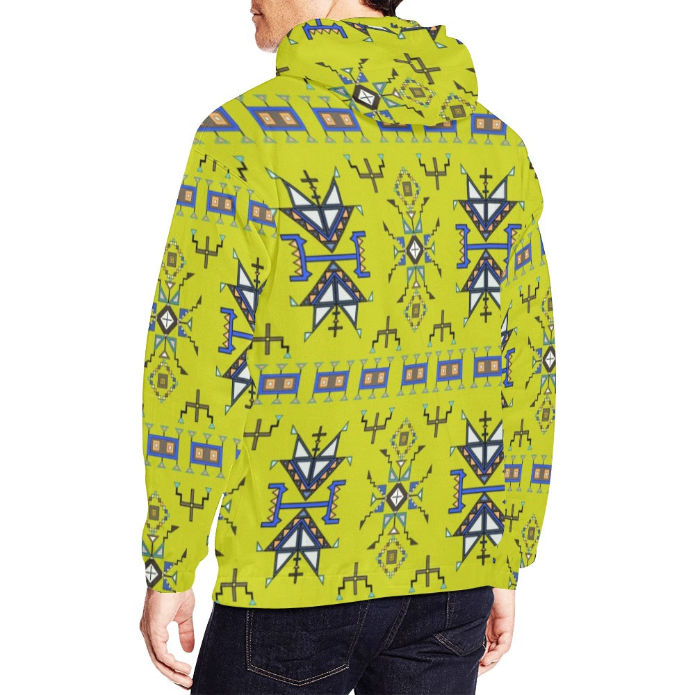 Eagle Strike Lime Hoodie for Men (USA Size)