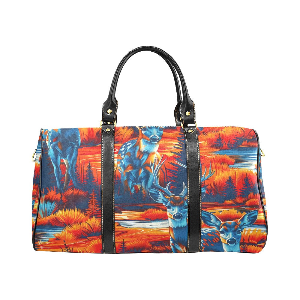 Deer Family Waterproof Travel Bag/Small