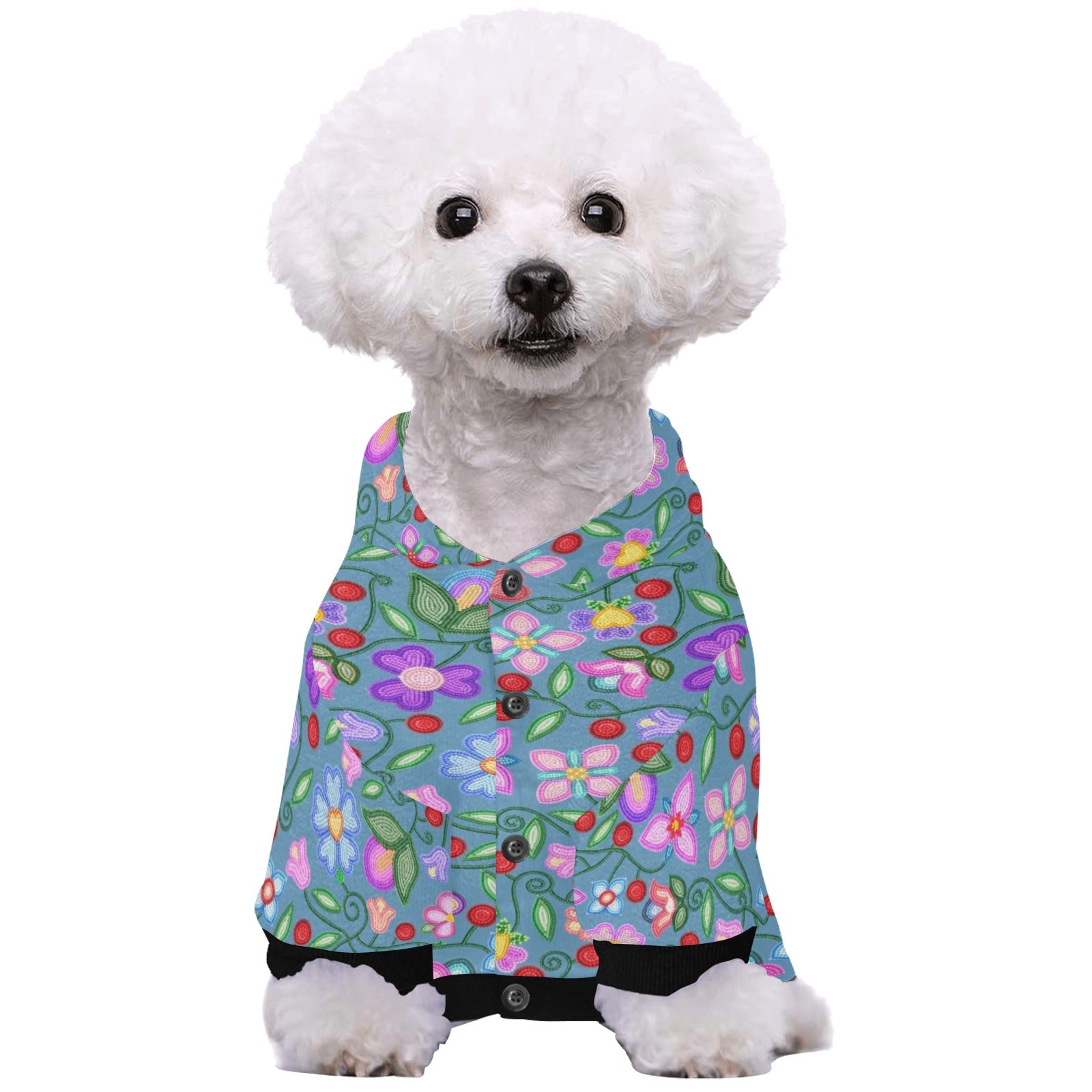 Petal Harmony River Pet Dog Hoodie