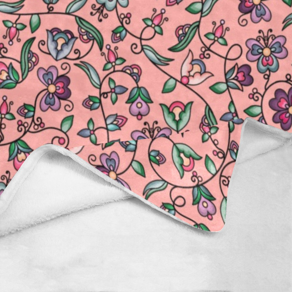 Amber Evening Garland Peach Ultra-Soft Micro Fleece Blanket 40"x50"