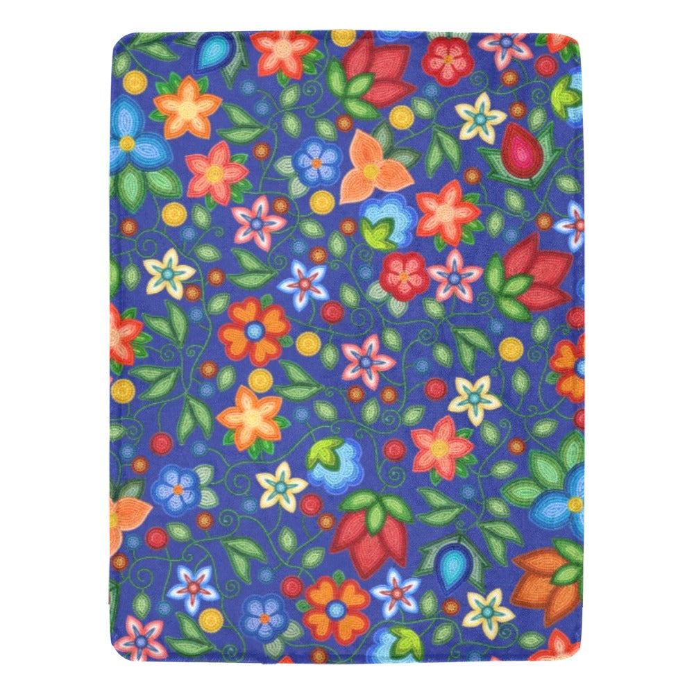 Morning Harmony Sapphire Ultra-Soft Micro Fleece Blanket 60"x80"