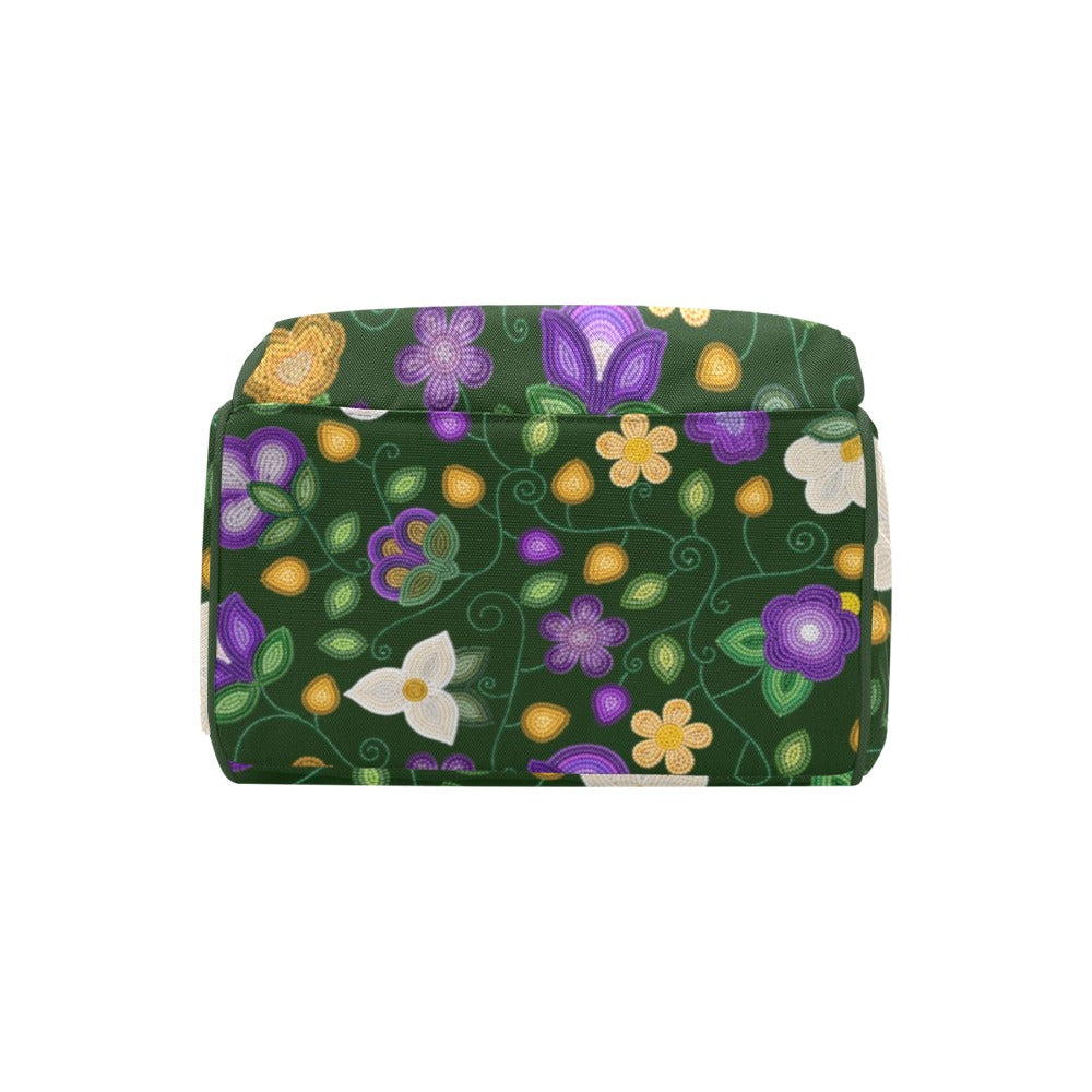 Midnight Moss Bloom Forest Multi-Function Diaper Backpack/Diaper Bag
