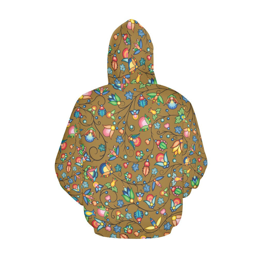 Prairie Plains Spirit Fall Leaves Hoodie for Women (USA Size)