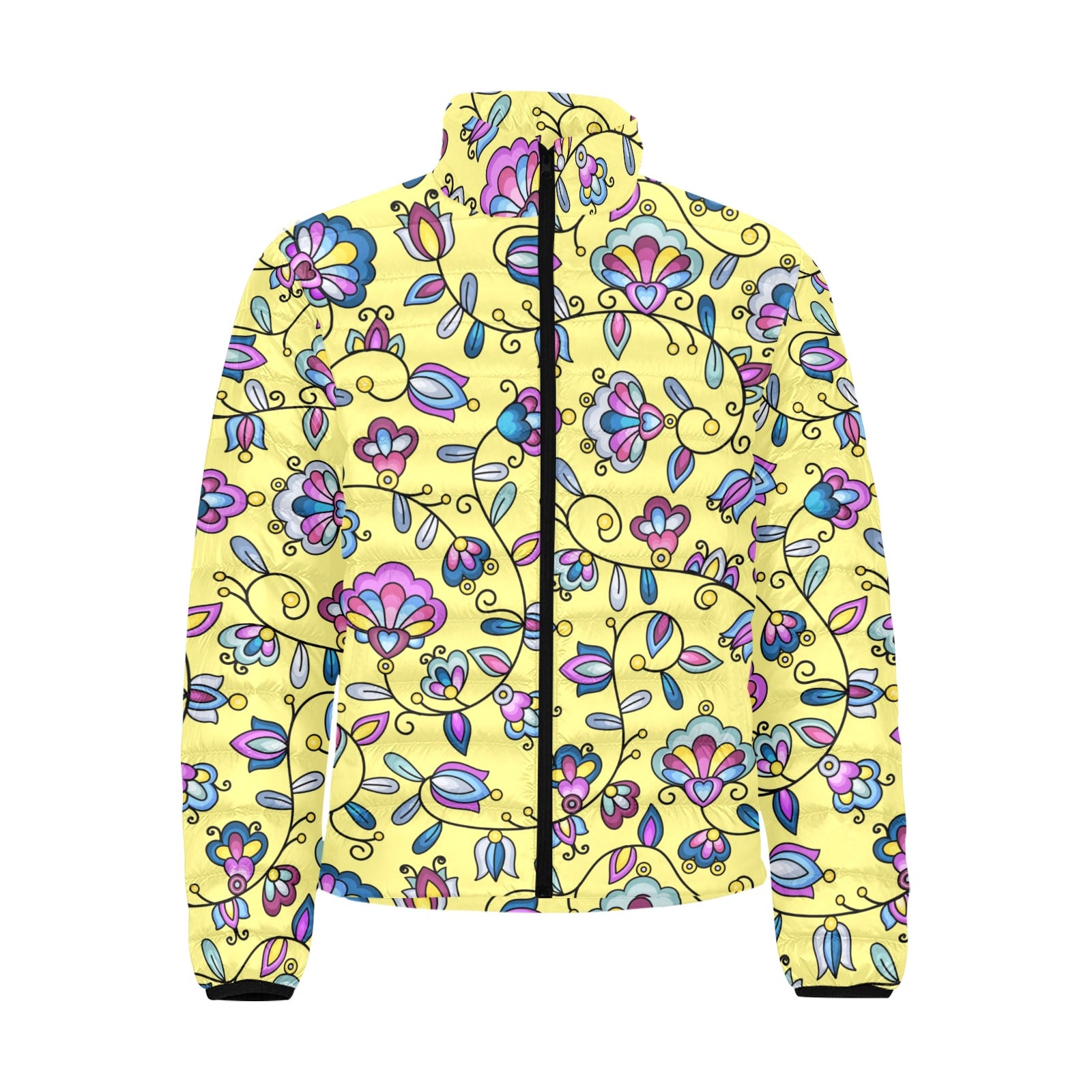 Autumn Bundle Blessing Yellow Men's Padded Jacket