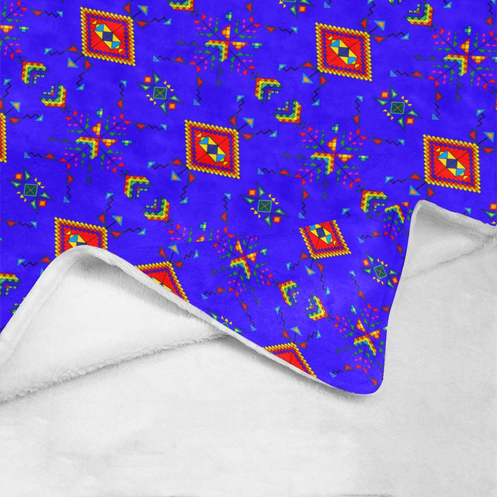 Buffalo Jump Blue Ultra-Soft Micro Fleece Blanket 50"x60"