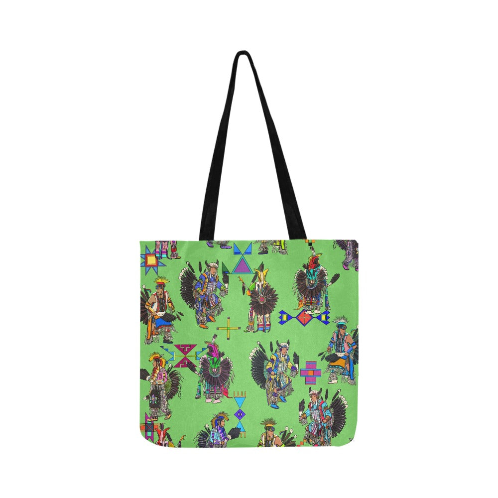 Men's Tradish Dancers Grass Reusable Shopping Bag (Two sides)