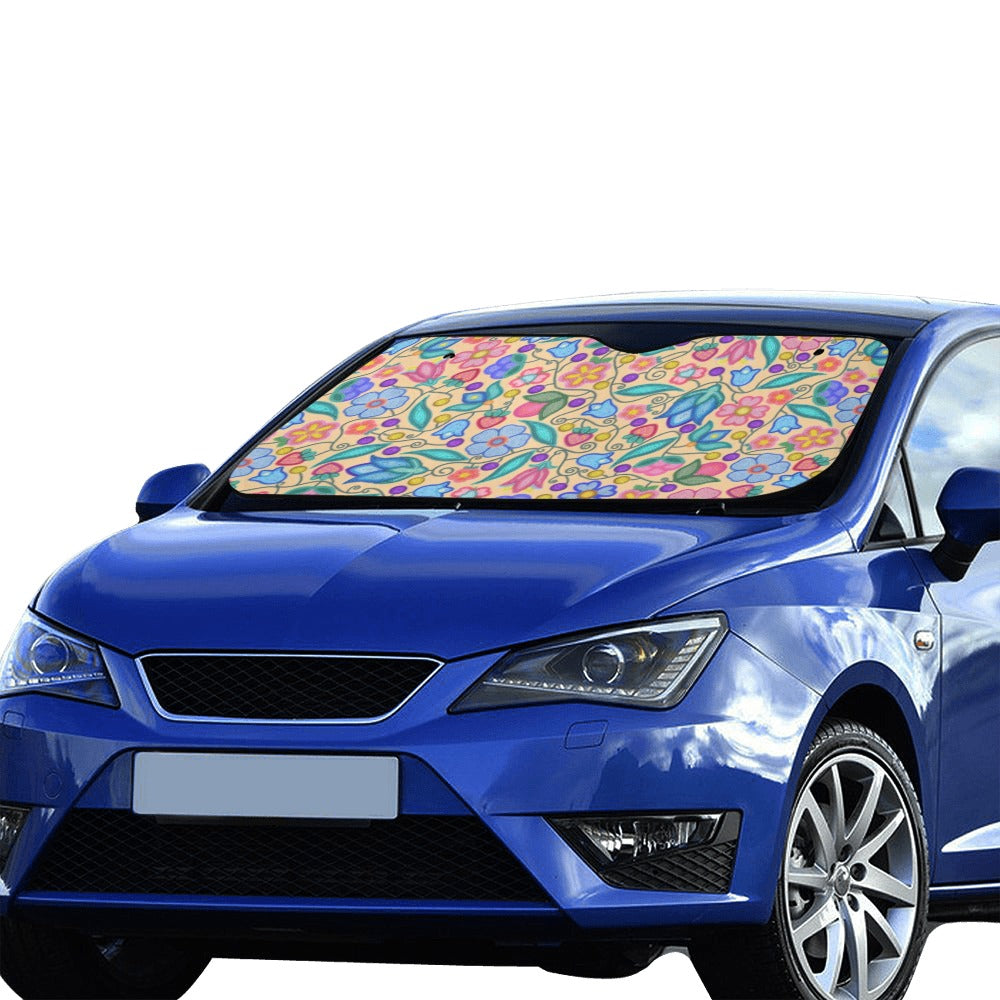 Sweet Offering Cream Car Sun Shade 55"x30"