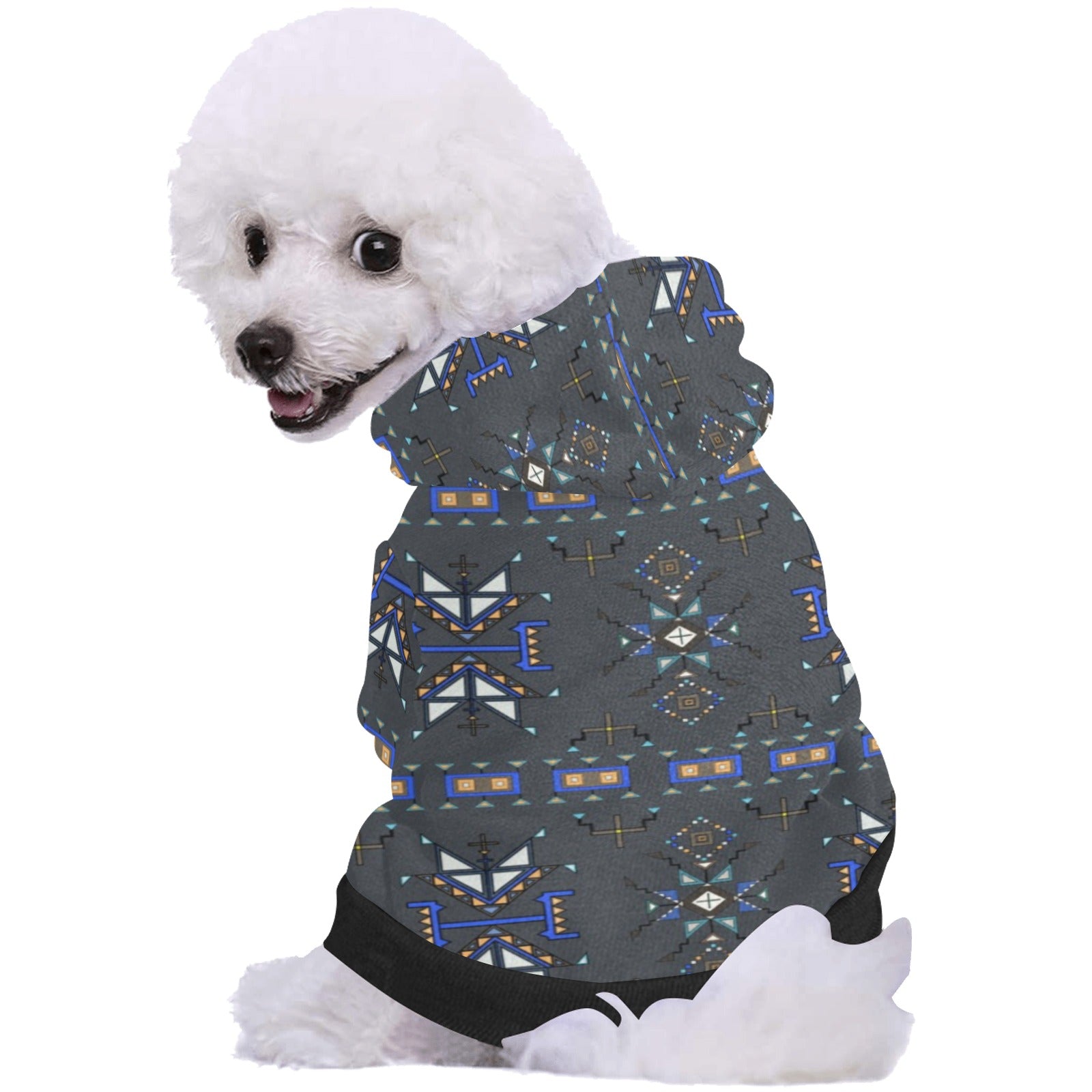 Eagle Strike Gray Pet Dog Hoodie