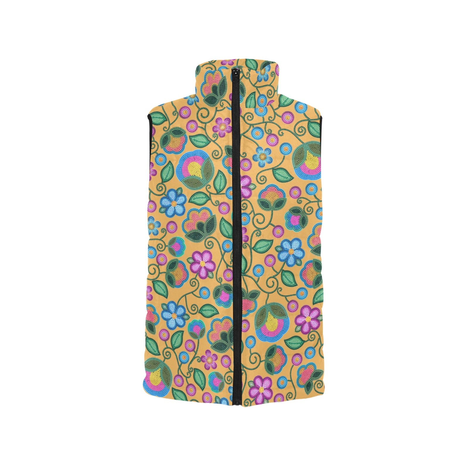 Turquoise Sunbeam Yellow Women's Padded Vest Jacket