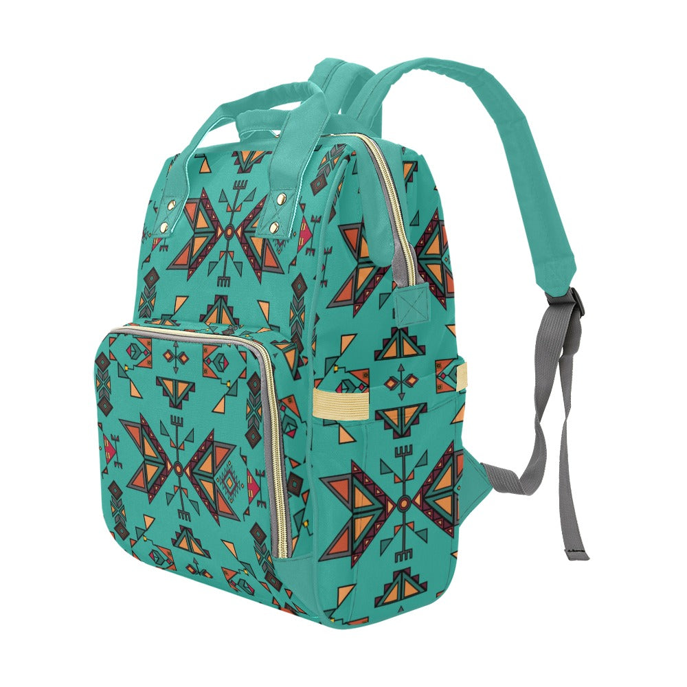 Arrow Dawn Turquoise Multi-Function Diaper Backpack/Diaper Bag