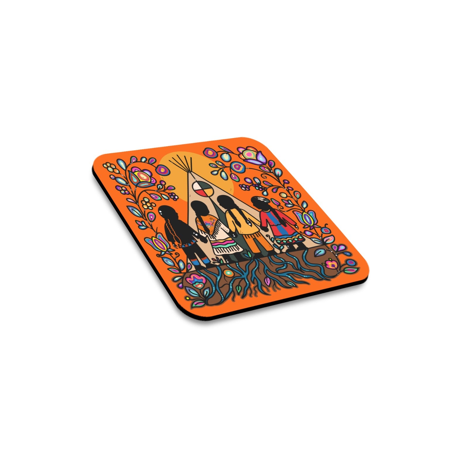 Rooted in Culture Square Fridge Magnet