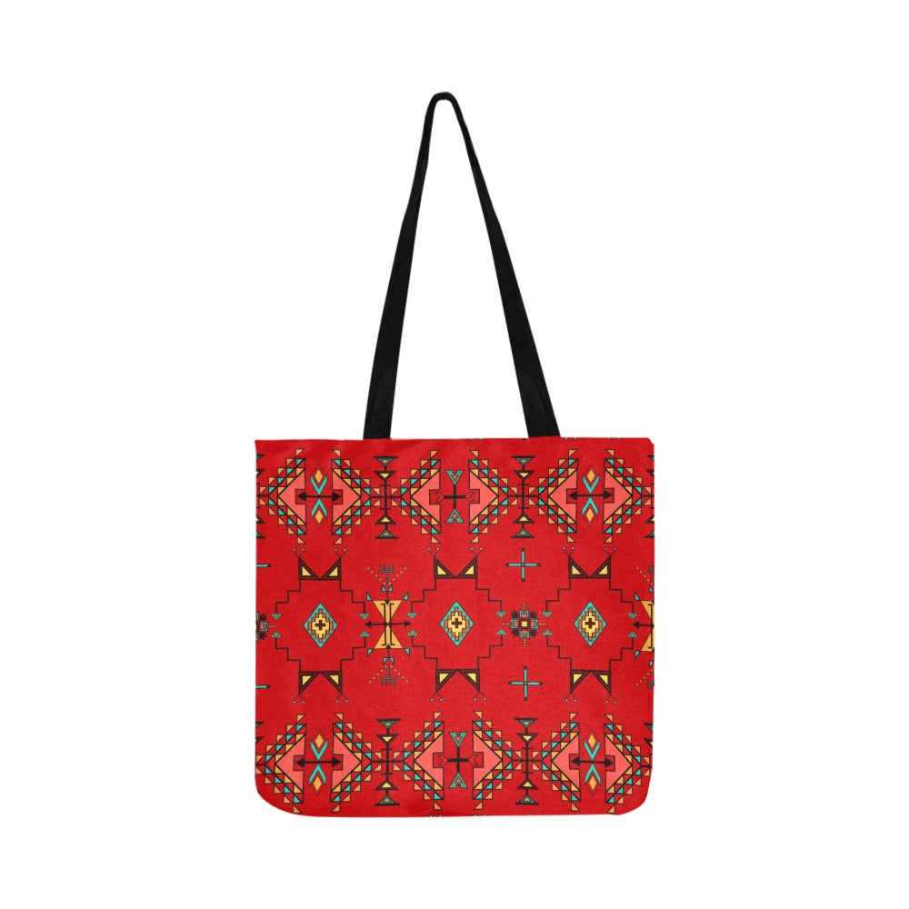 Thunder Flight Red Reusable Shopping Bag (Two sides)