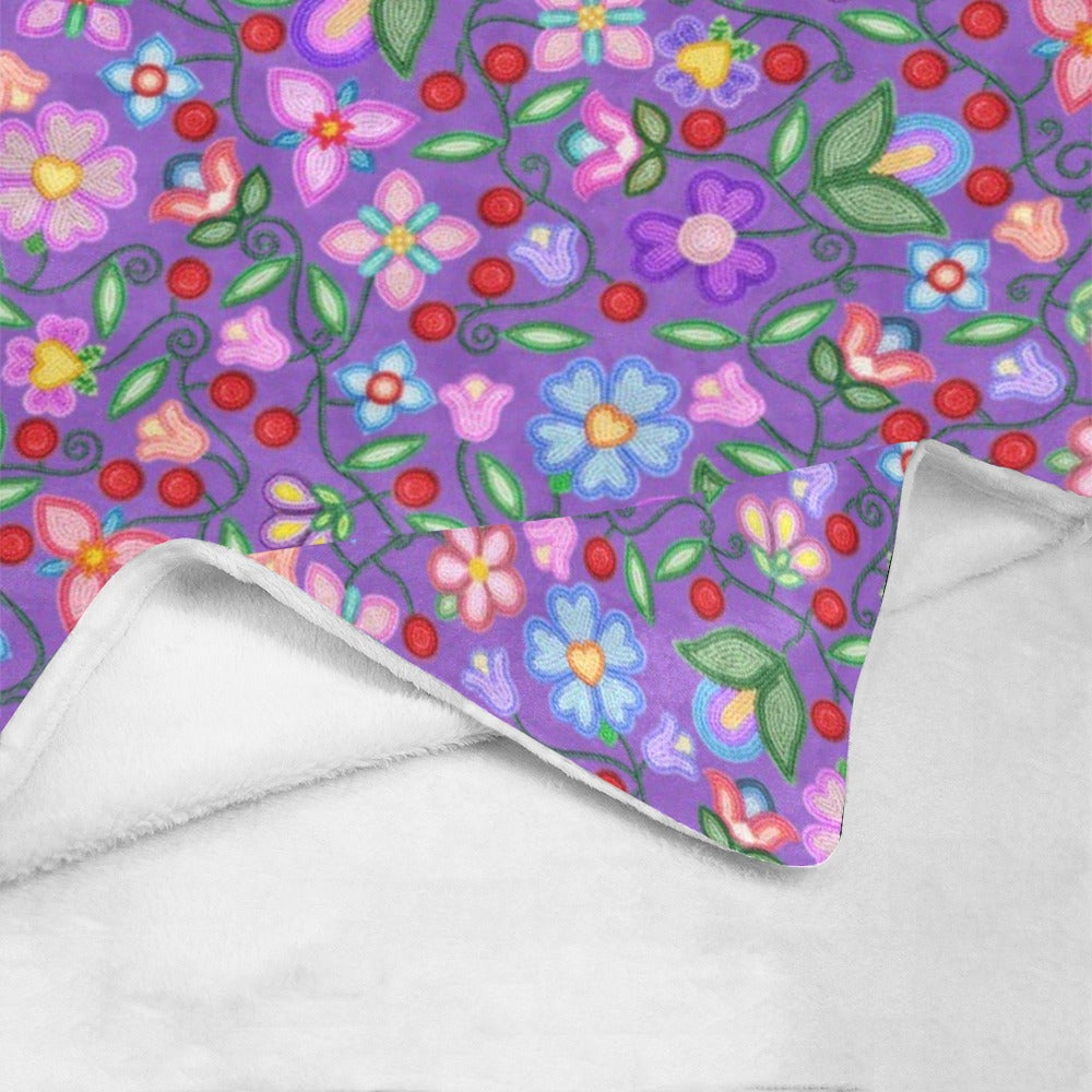 Petal Harmony Lavender Ultra-Soft Micro Fleece Blanket 50"x60"