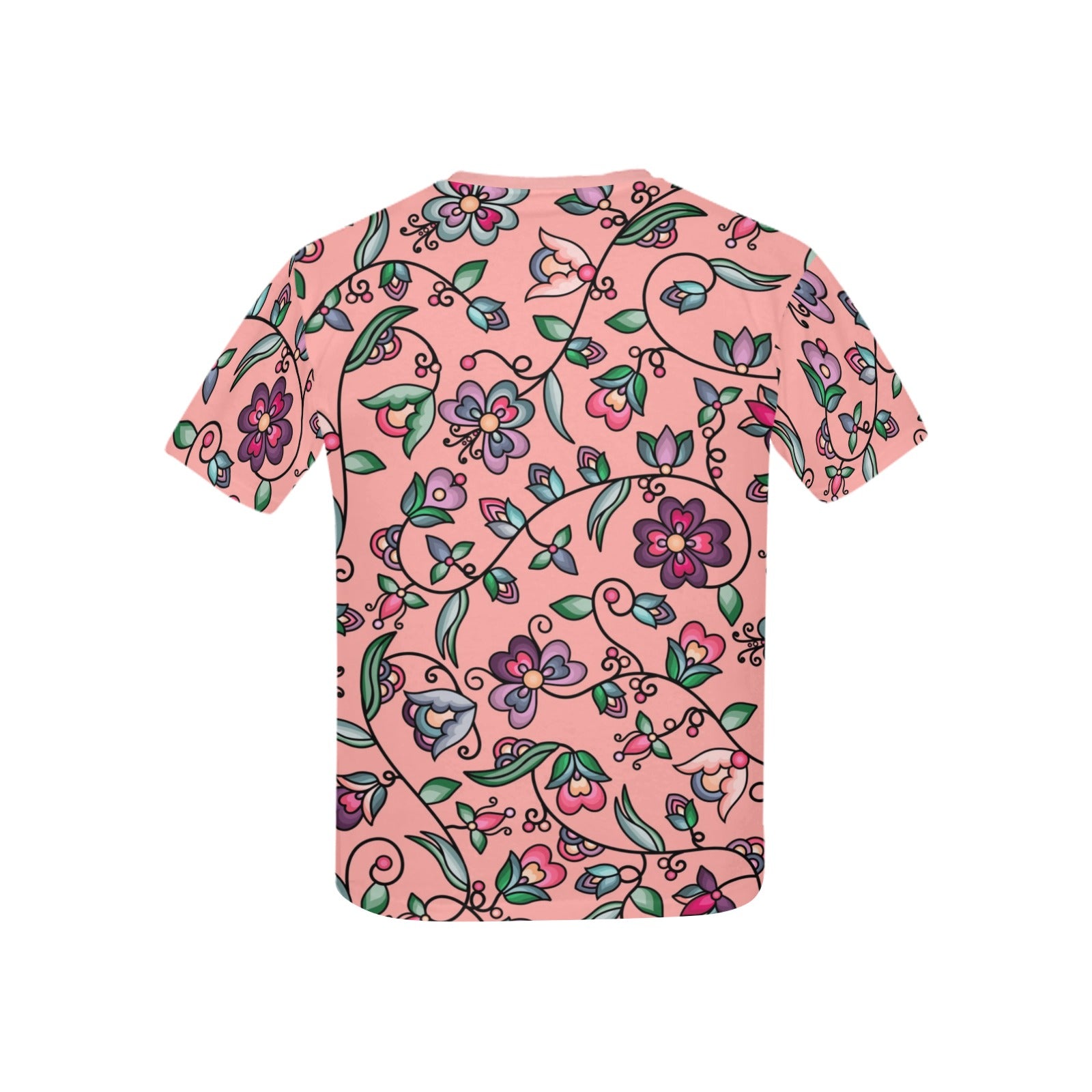 Amber Evening Garland Peach Kids' T-shirt (USA Size)