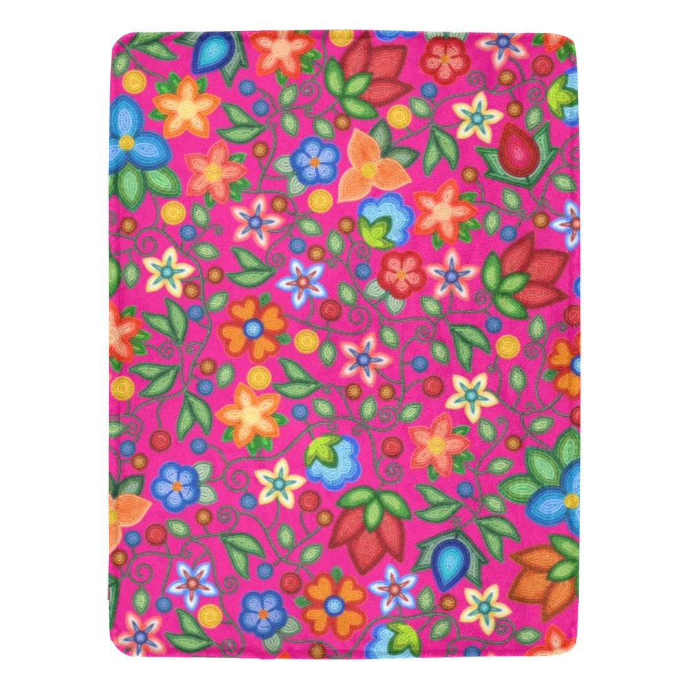 Morning Harmony Pink Ultra-Soft Micro Fleece Blanket 60"x80"