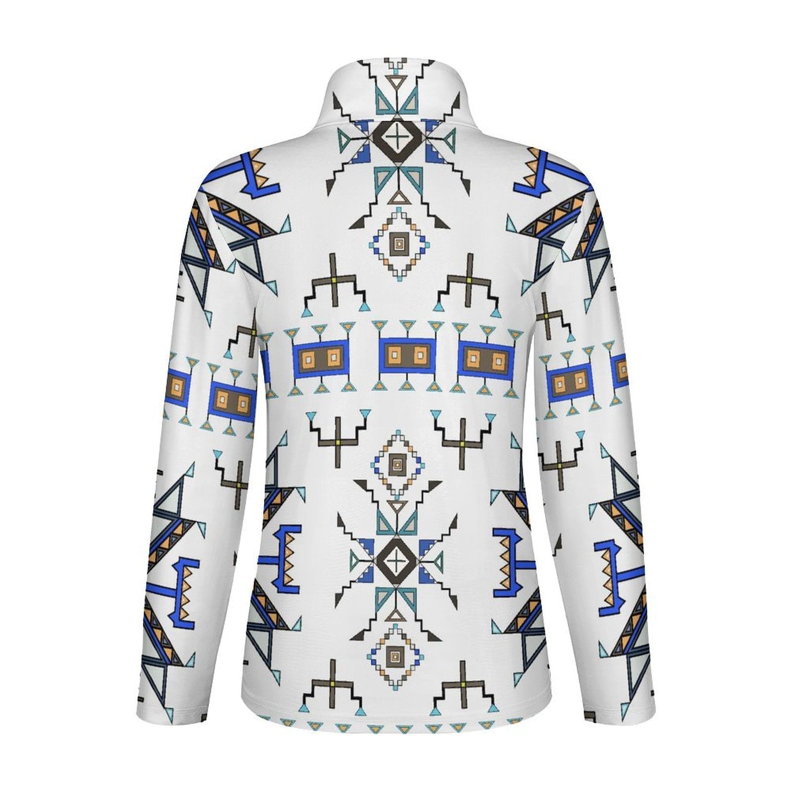 Eagle Strike White Long Sleeve Yoga Shirt