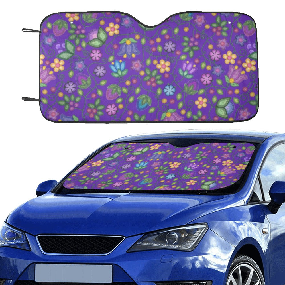 Bloom Uplift Indigo Car Sun Shade 55"x30"