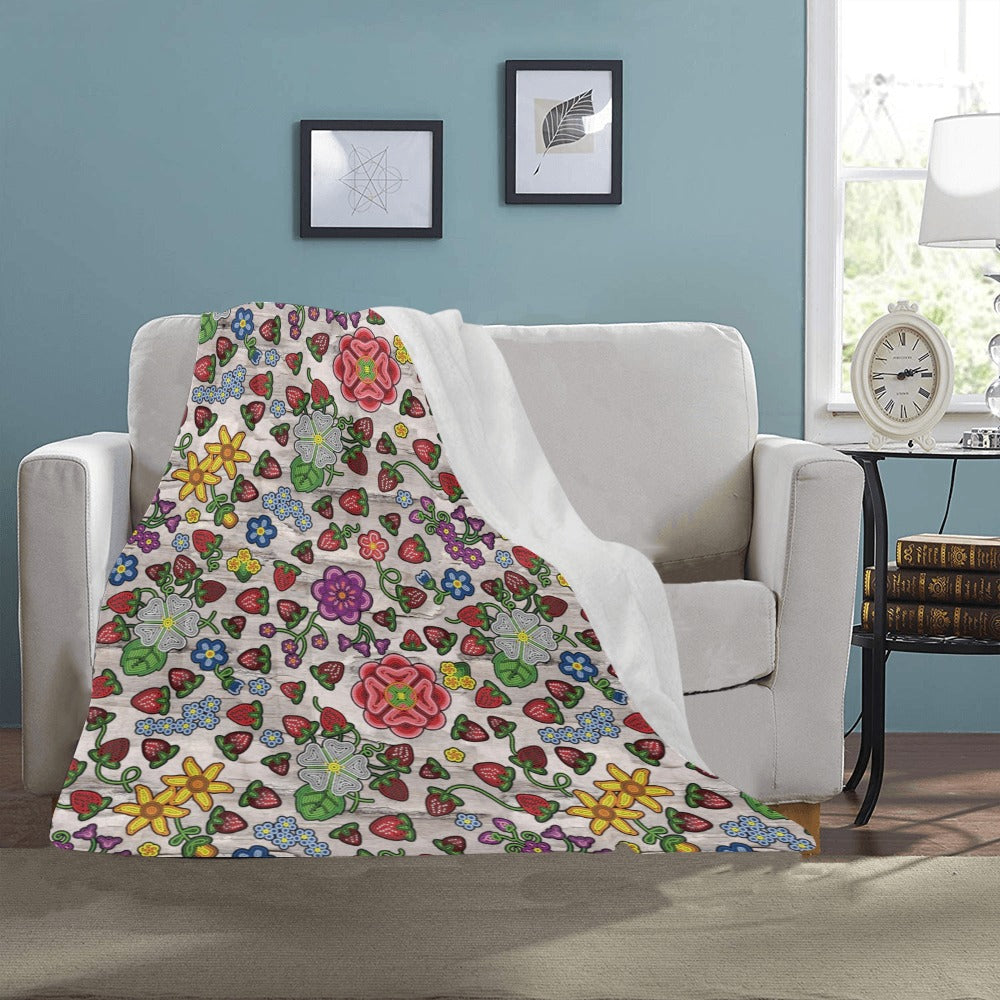 Berry Pop Bright Birch Ultra-Soft Micro Fleece Blanket 40"x50"