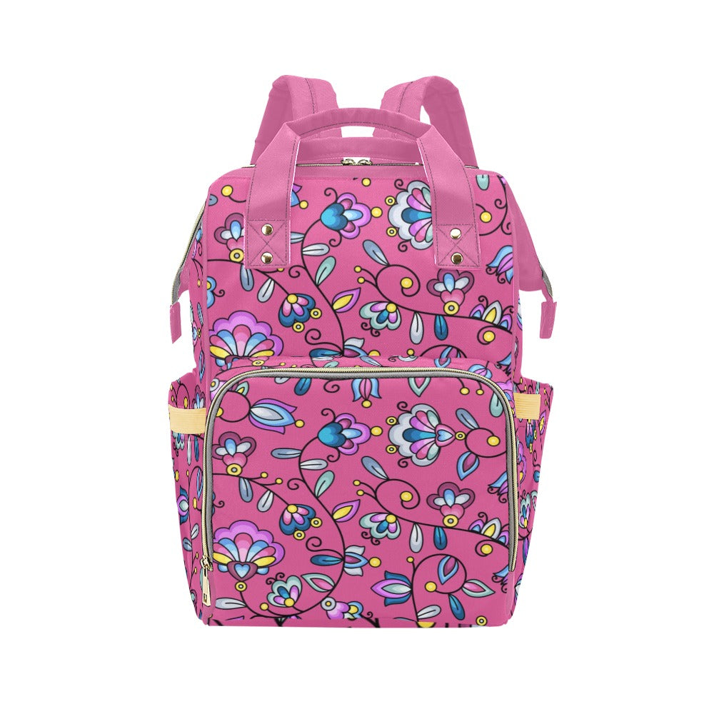 Autumn Bundle Blessing Pink Multi-Function Diaper Backpack/Diaper Bag