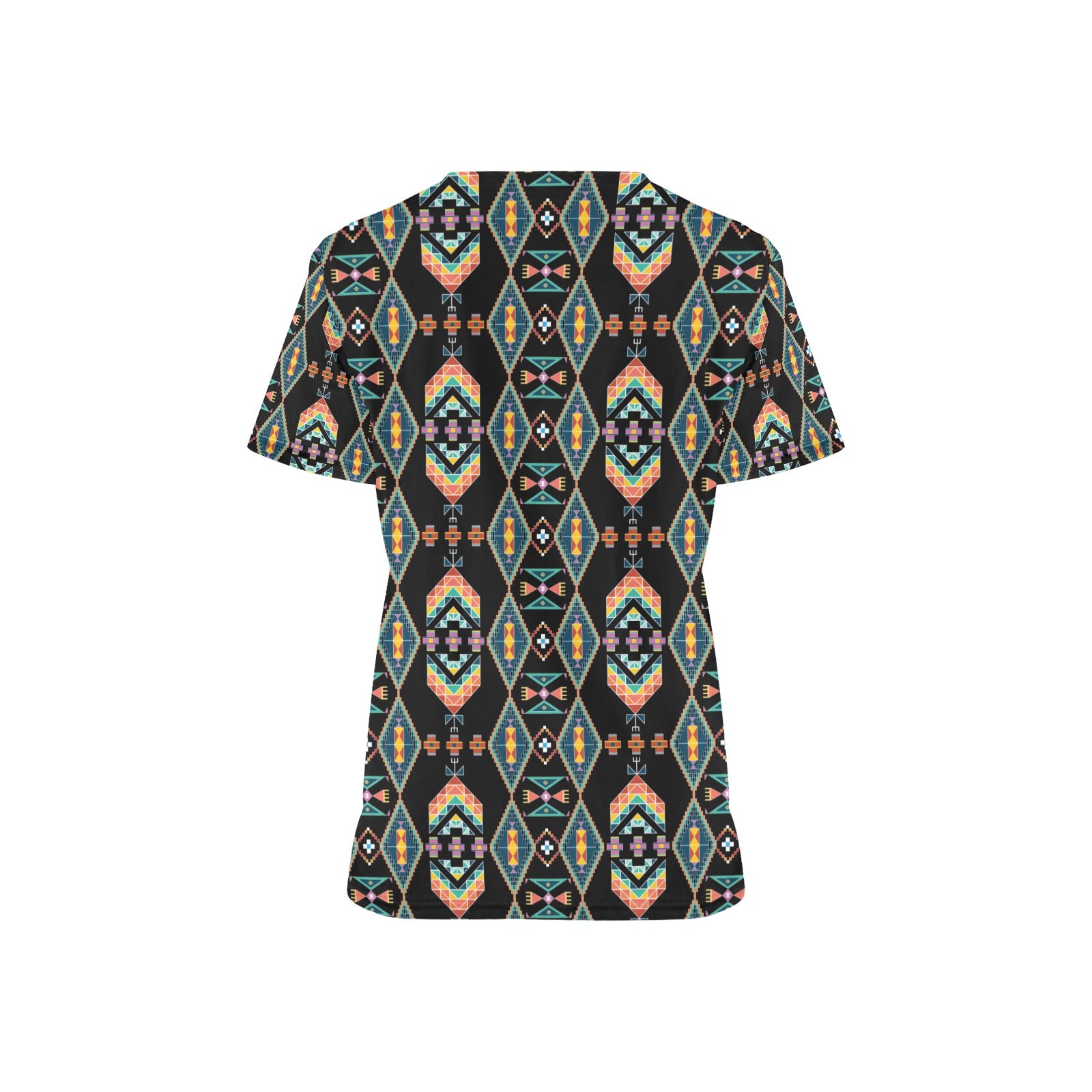 Travois Tipi Black Scrub Top