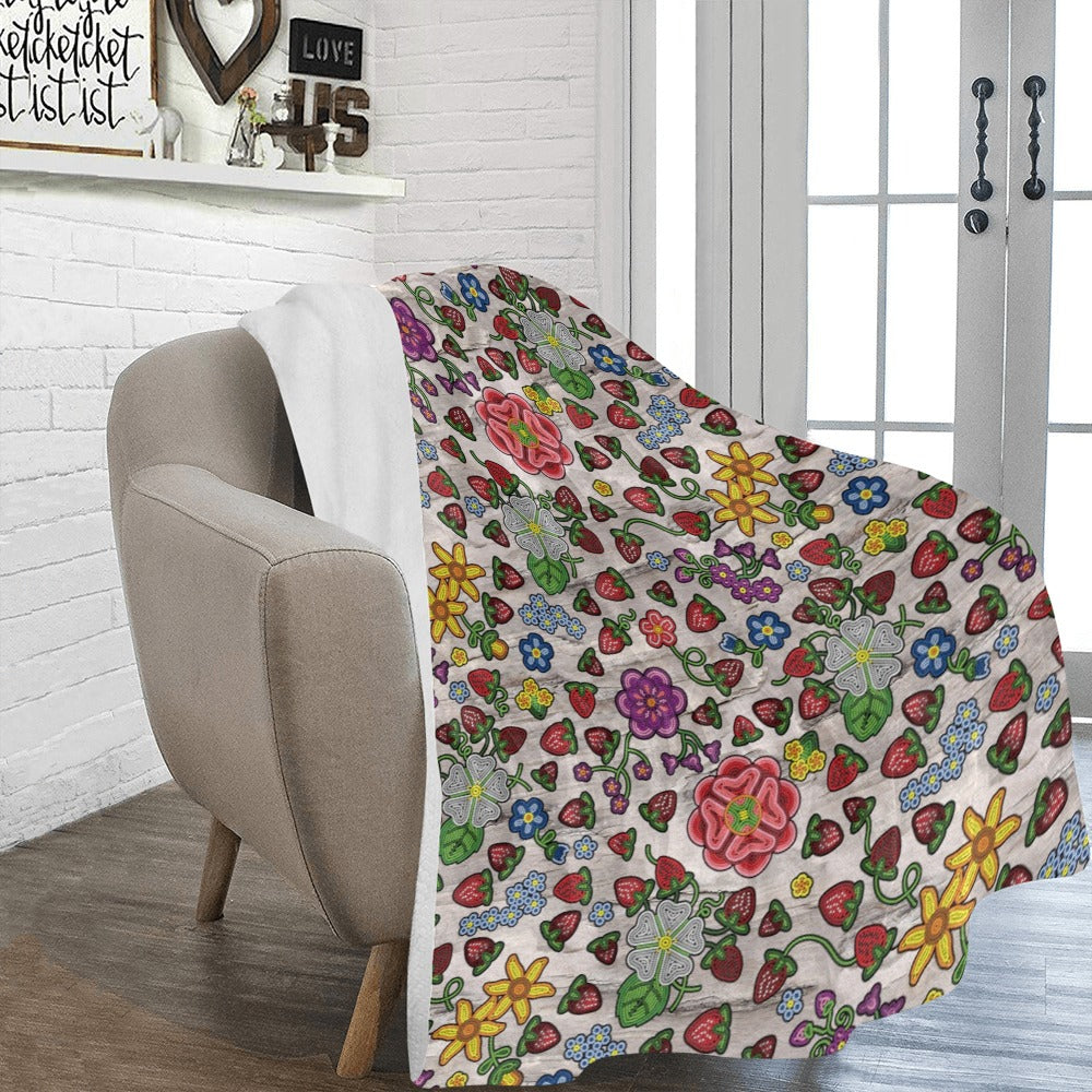Berry Pop Bright Birch Ultra-Soft Micro Fleece Blanket 60"x80"