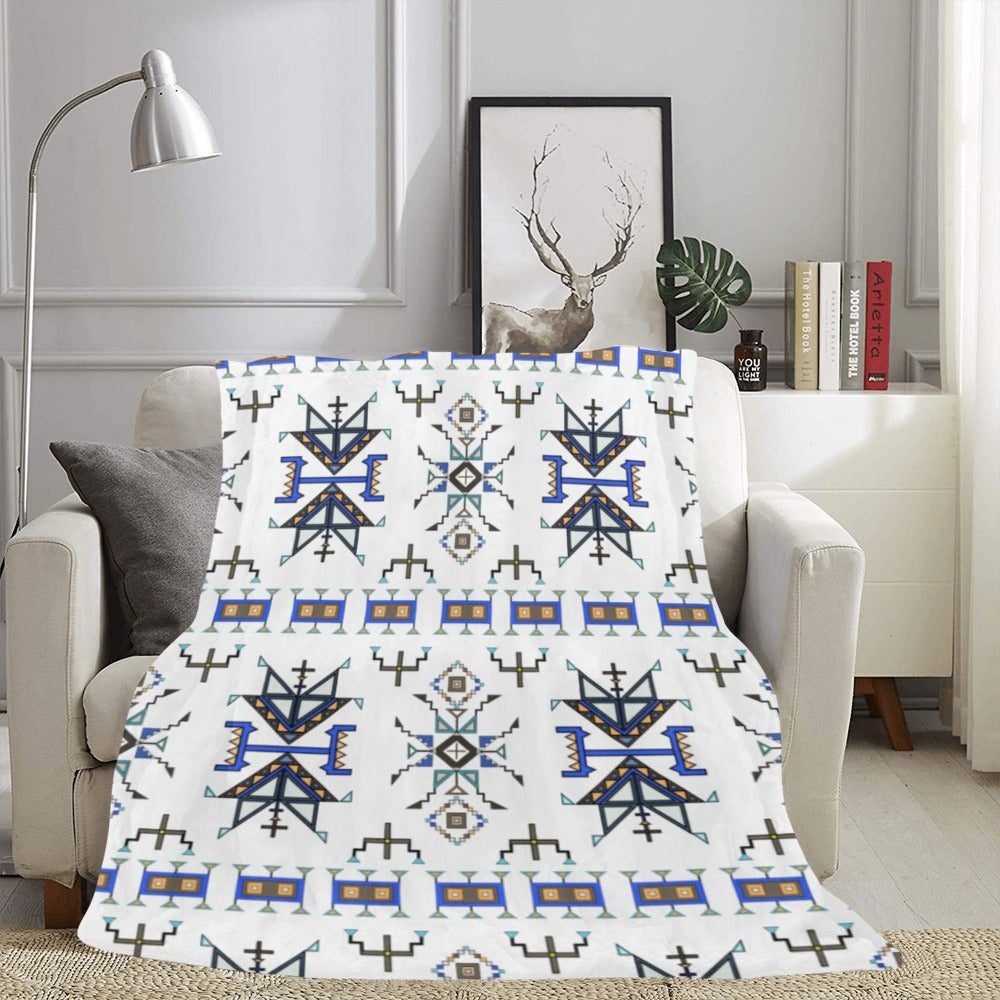 Eagle Strike White Ultra-Soft Micro Fleece Blanket 60"x80"