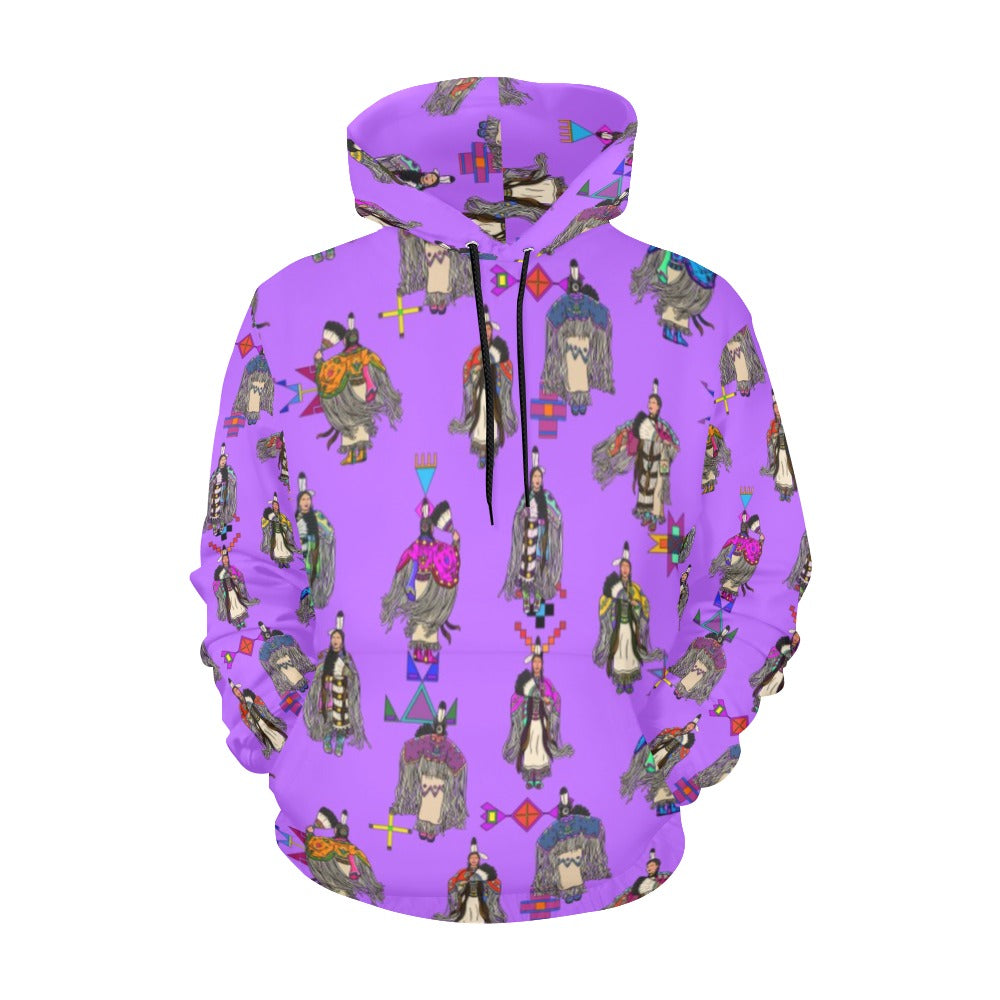 Womens Tradish Dancers Purple Hoodie for Women (USA Size)