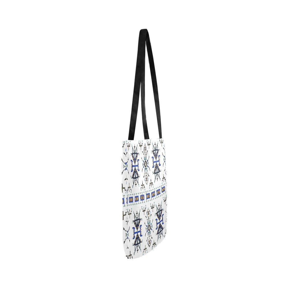 Eagle Strike White Reusable Shopping Bag (Two sides)