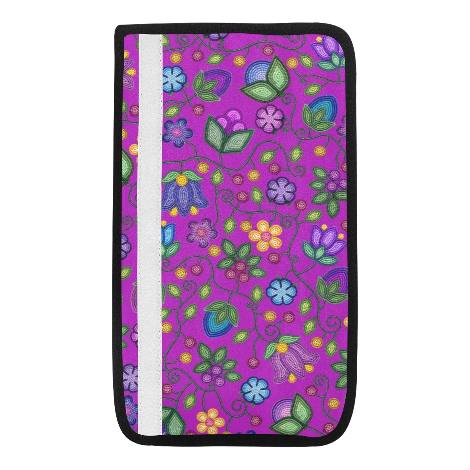 Bloom Uplift Purple Car Seat Belt Cover 7''x12.6'' (Pack of 2)
